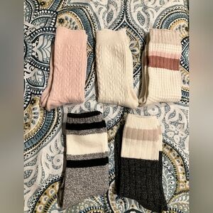 Five Pair Of New Socks